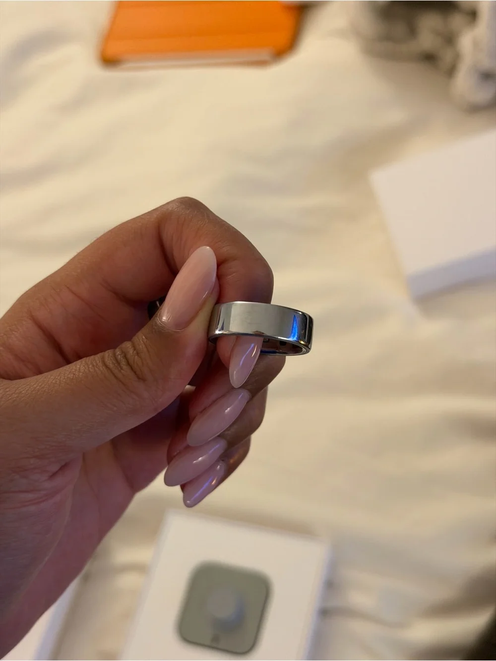 Oura Ring 4 Silver - Size 10